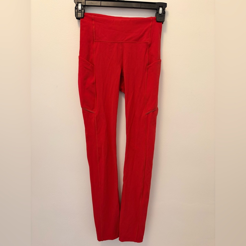 Lululemon Athletica Bold Red Leggings